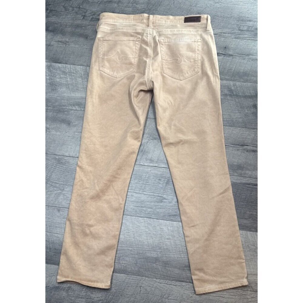 AG Adriano Goldschmied Jeans Womens 28 Mid Rise Skinny Crop Peach 30x25